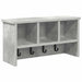Răcător de paltoane montat pe perete Gri beton 50 x 16 x 26 cm - WALTI WALTI
