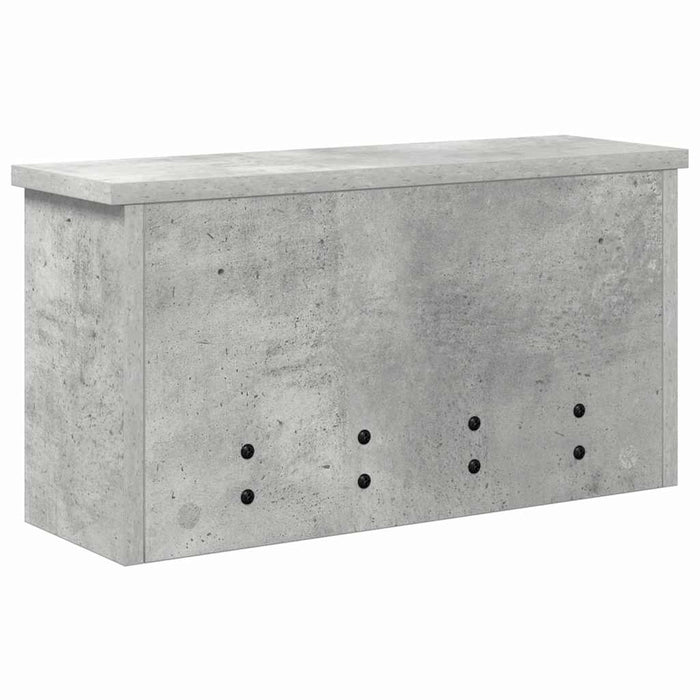 Răcător de paltoane montat pe perete Gri beton 50 x 16 x 26 cm - WALTI WALTI