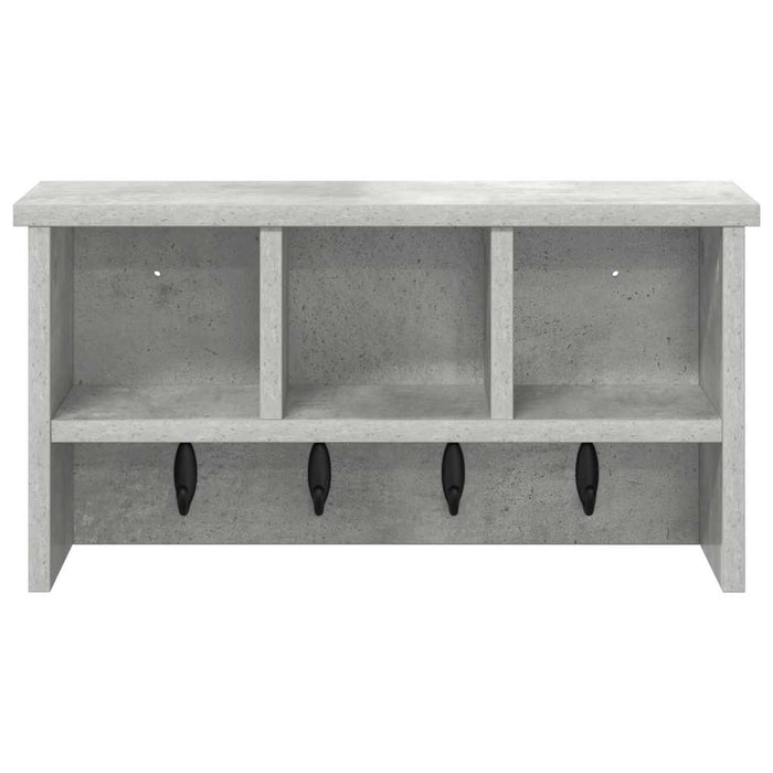 Răcător de paltoane montat pe perete Gri beton 50 x 16 x 26 cm - WALTI WALTI