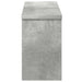 Răcător de paltoane montat pe perete Gri beton 50 x 16 x 26 cm - WALTI WALTI
