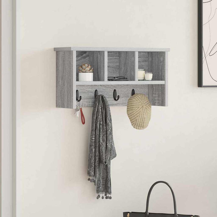 Răcător de paltoane montat pe perete sonoma gri 50 x 16 x 26 cm - WALTI WALTI