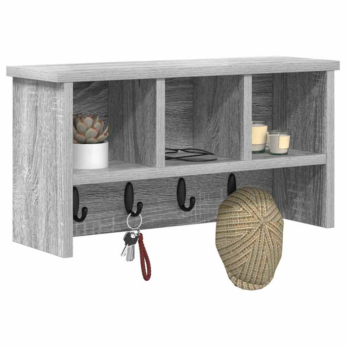 Răcător de paltoane montat pe perete sonoma gri 50 x 16 x 26 cm - WALTI WALTI