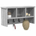 Răcător de paltoane montat pe perete sonoma gri 50 x 16 x 26 cm - WALTI WALTI