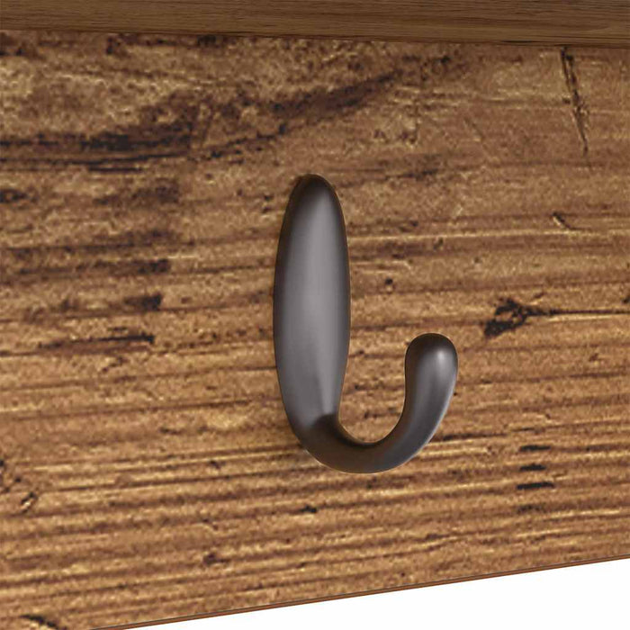 Răcător de paltoane montat pe perete Lemn vechi 50 x 16 x 26 cm - WALTI WALTI