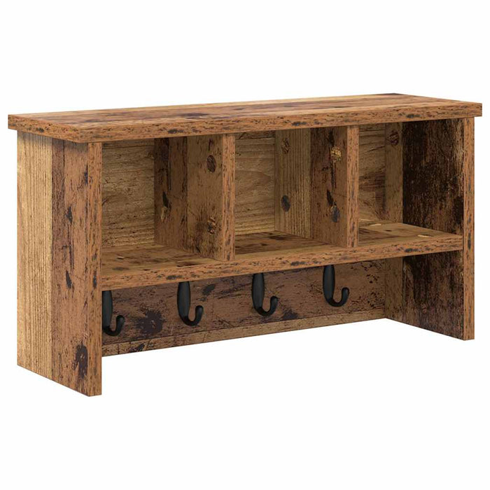 Răcător de paltoane montat pe perete Lemn vechi 50 x 16 x 26 cm - WALTI WALTI