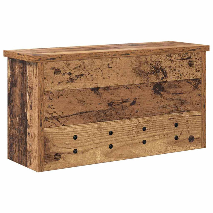 Răcător de paltoane montat pe perete Lemn vechi 50 x 16 x 26 cm - WALTI WALTI