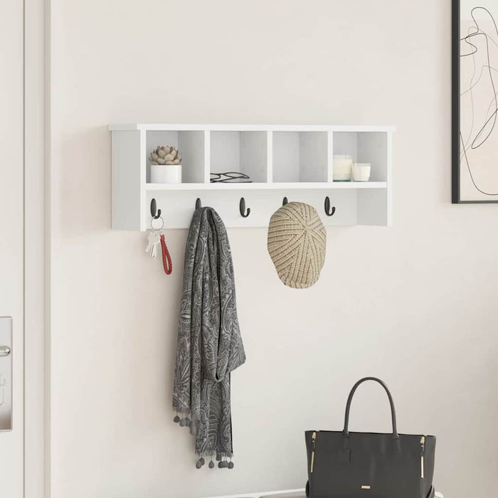 Răcător de paltoane montat pe perete Alb 75 x 16 x 26 cm - WALTI WALTI