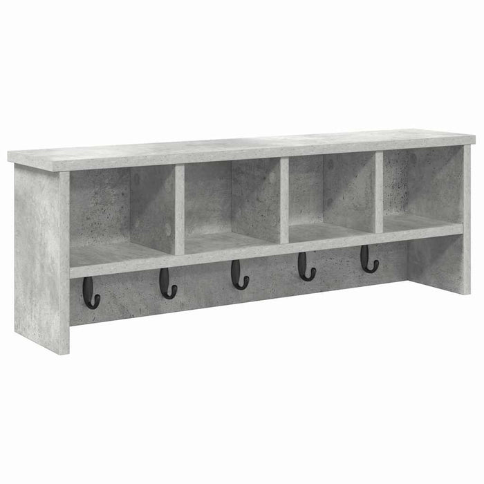 Răcător de paltoane montat pe perete Gri beton 75 x 16 x 26 cm - WALTI WALTI