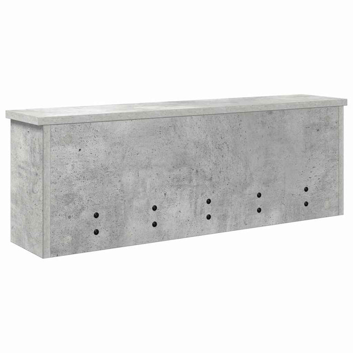 Răcător de paltoane montat pe perete Gri beton 75 x 16 x 26 cm - WALTI WALTI
