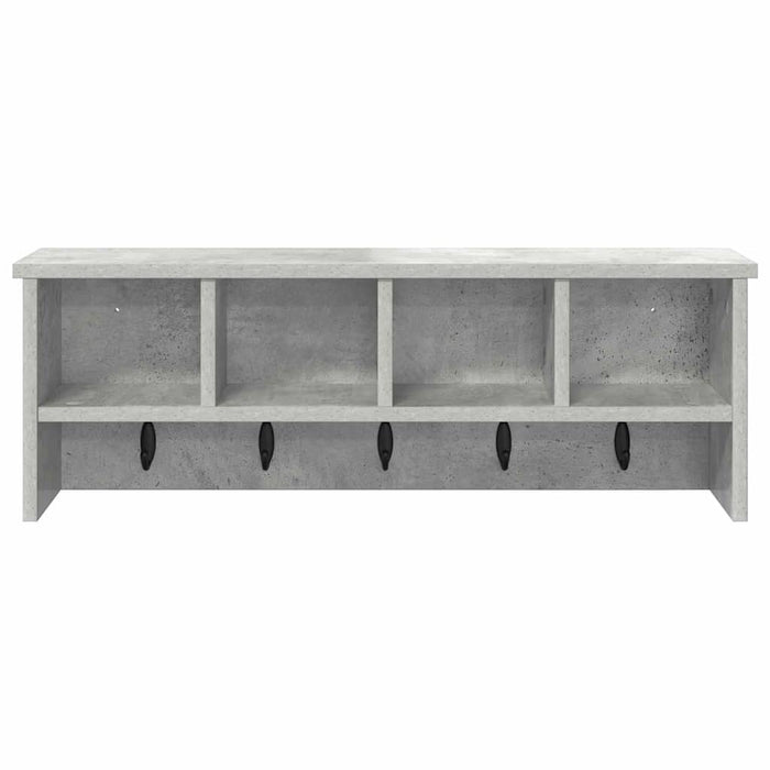 Răcător de paltoane montat pe perete Gri beton 75 x 16 x 26 cm - WALTI WALTI