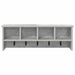 Răcător de paltoane montat pe perete Gri beton 75 x 16 x 26 cm - WALTI WALTI