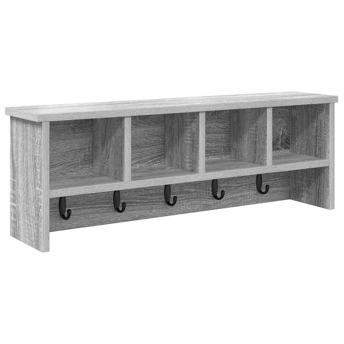 Răcător de paltoane montat pe perete sonoma gri 75 x 16 x 26 cm - WALTI WALTI