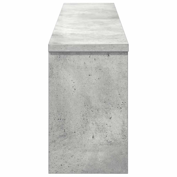 Răcător de paltoane montat pe perete cu raft Gri din beton - WALTI WALTI