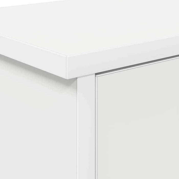 Răcător de paltoane montat pe perete cu ușă Alb 50 x 20 x 30 cm - WALTI WALTI