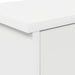 Răcător de paltoane montat pe perete cu ușă Alb 50 x 20 x 30 cm - WALTI WALTI