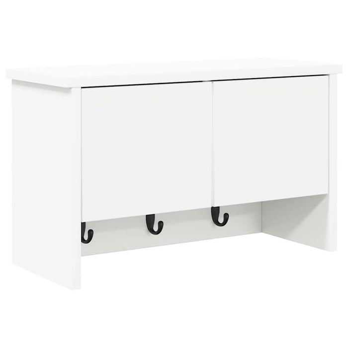 Răcător de paltoane montat pe perete cu ușă Alb 50 x 20 x 30 cm - WALTI WALTI