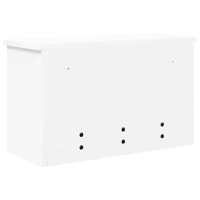 Răcător de paltoane montat pe perete cu ușă Alb 50 x 20 x 30 cm - WALTI WALTI