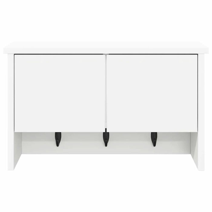 Răcător de paltoane montat pe perete cu ușă Alb 50 x 20 x 30 cm - WALTI WALTI