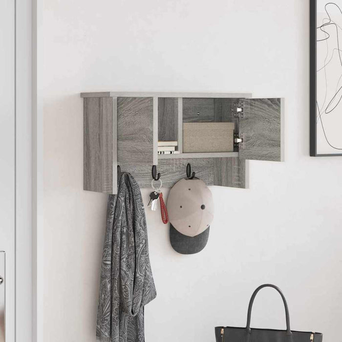 Răcător de paltoane montat pe perete Gri Sonoma 50 x 20 x 30 cm - WALTI WALTI