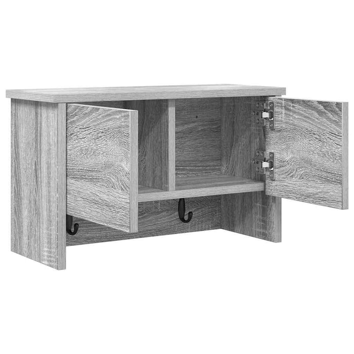 Răcător de paltoane montat pe perete Gri Sonoma 50 x 20 x 30 cm - WALTI WALTI