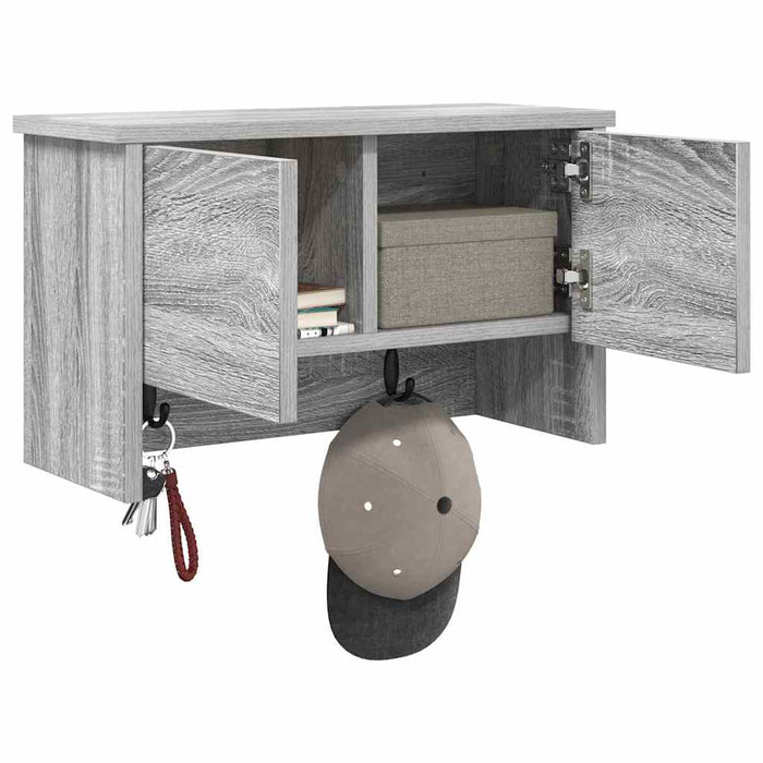 Răcător de paltoane montat pe perete Gri Sonoma 50 x 20 x 30 cm - WALTI WALTI