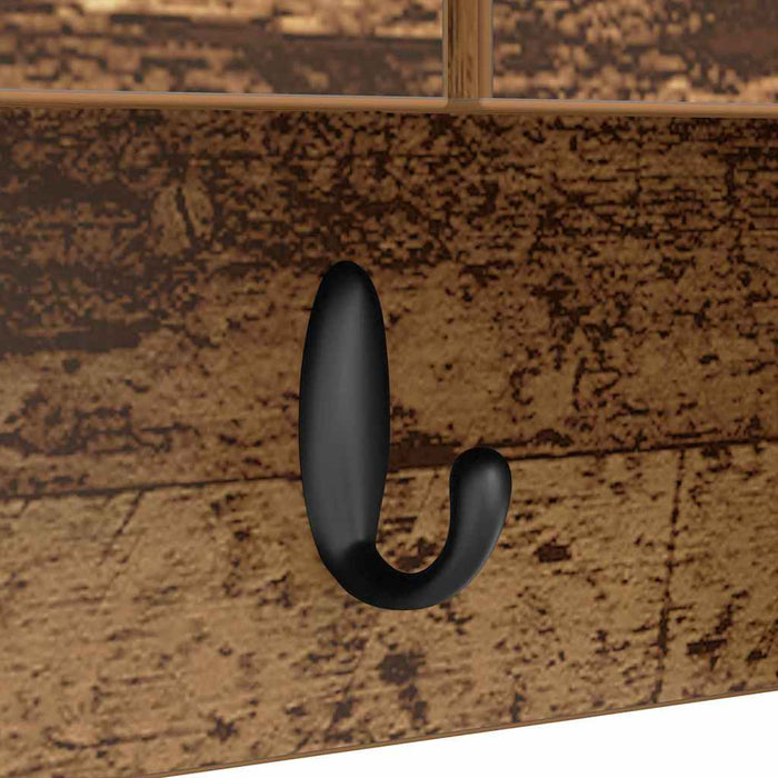 Răcător de paltoane montat pe perete Lemn vechi 50 x 20 x 30 cm - WALTI WALTI