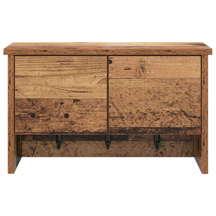 Răcător de paltoane montat pe perete Lemn vechi 50 x 20 x 30 cm - WALTI WALTI