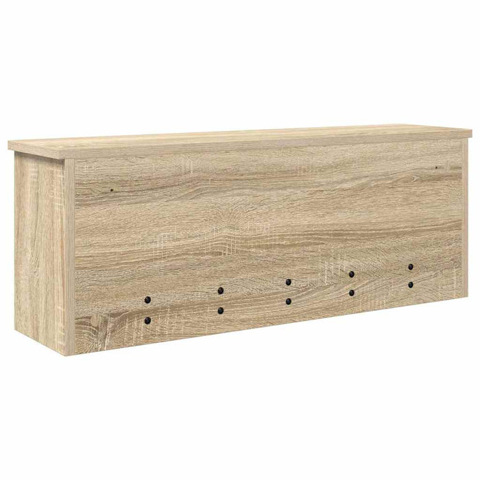 Răcător de paltoane montat pe perete cu raft Stejar Sonoma - WALTI WALTI