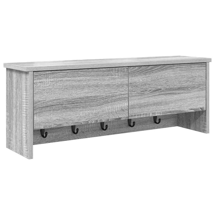 Răcător de paltoane montat pe perete Gri Sonoma 80 x 20 x 30 cm - WALTI WALTI
