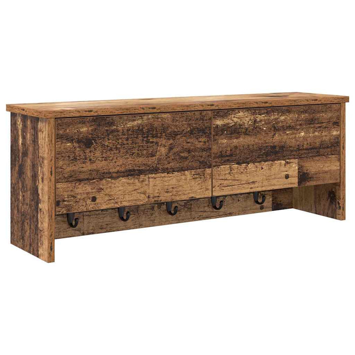 Răcător de paltoane montat pe perete Lemn vechi 80 x 20 x 30 cm - WALTI WALTI