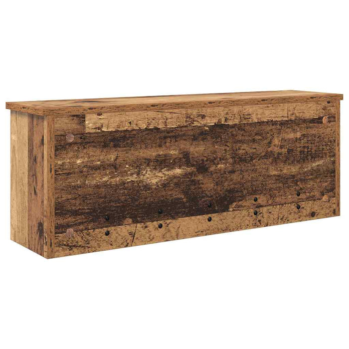 Răcător de paltoane montat pe perete Lemn vechi 80 x 20 x 30 cm - WALTI WALTI