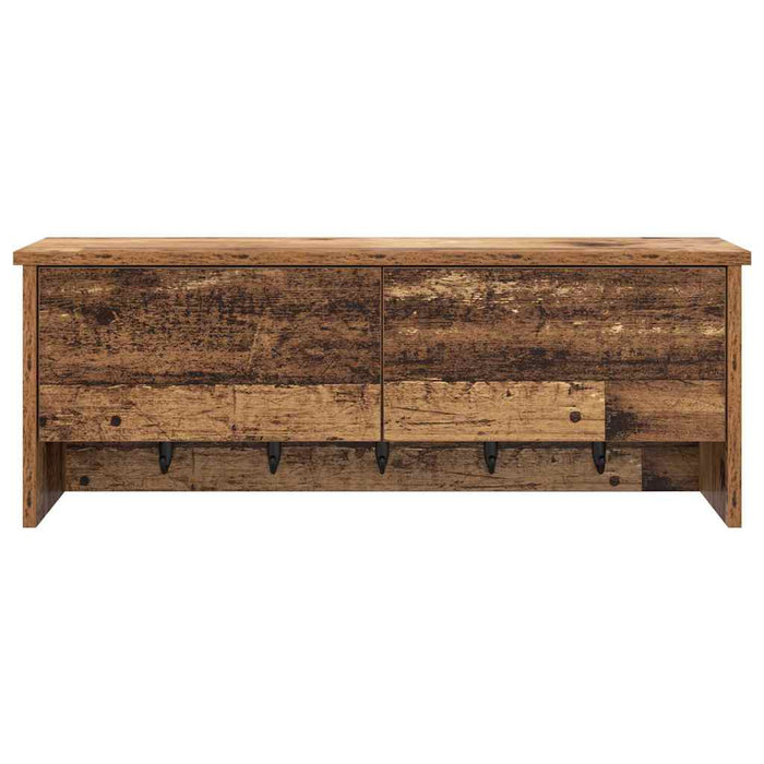 Răcător de paltoane montat pe perete Lemn vechi 80 x 20 x 30 cm - WALTI WALTI