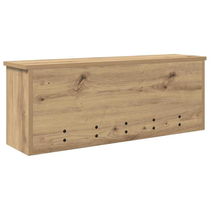 Răcător de paltoane montat pe perete cu raft Stejar Artizanal - WALTI WALTI