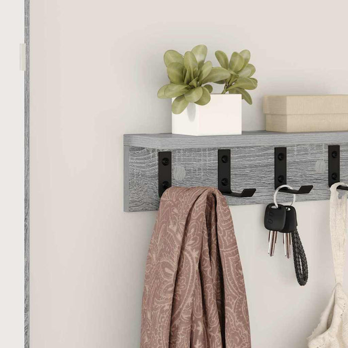 Răcător de paltoane montat pe perete Pe perete Gri Sonoma - WALTI WALTI