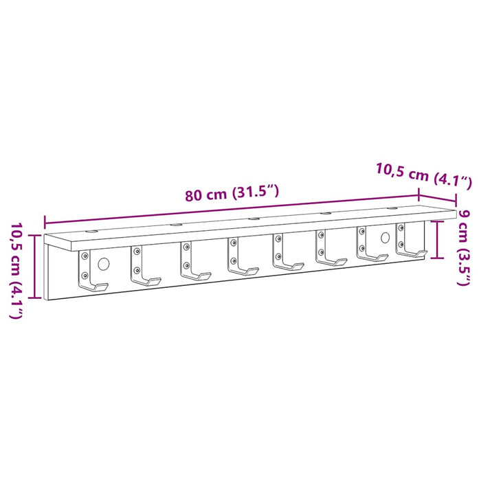 Răcător de paltoane montat pe perete Pe perete Gri din beton - WALTI WALTI