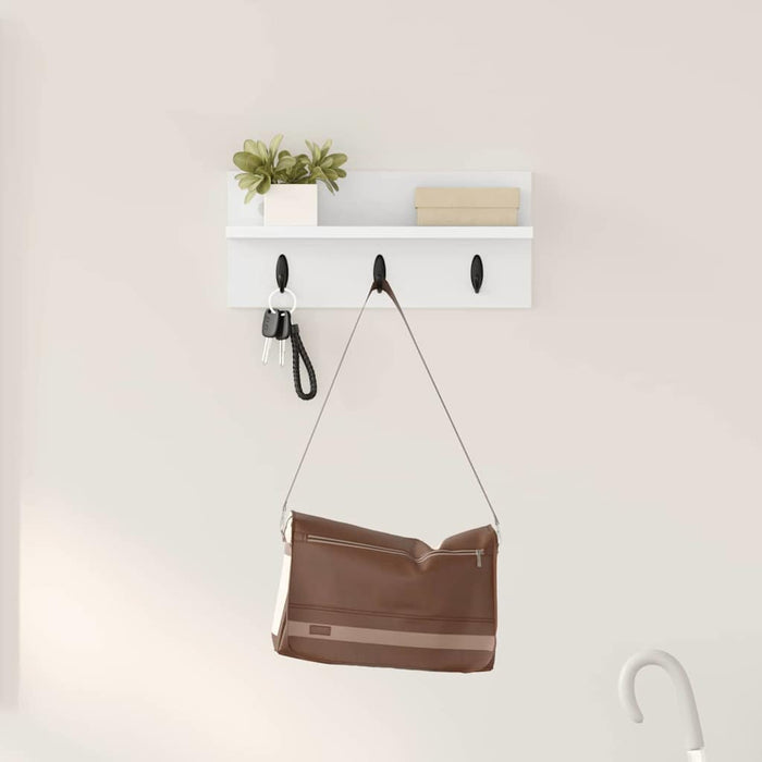 Răcător de paltoane montat pe perete Alb 40 x 10,5 x 18 cm - WALTI WALTI