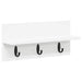 Răcător de paltoane montat pe perete Alb 40 x 10,5 x 18 cm - WALTI WALTI