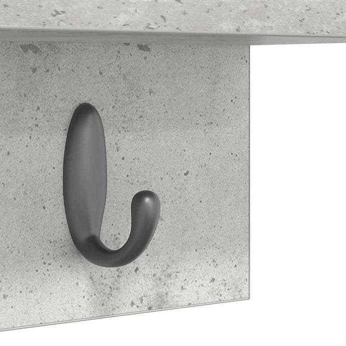 Răcător de paltoane montat pe perete Pe perete Gri din beton - WALTI WALTI