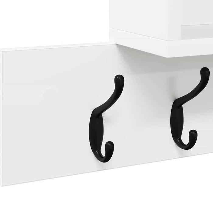 Răcător de paltoane montat pe perete Alb 100 x 12 x 43,5 cm - WALTI WALTI