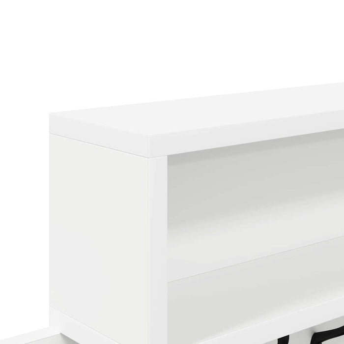 Răcător de paltoane montat pe perete Alb 100 x 12 x 43,5 cm - WALTI WALTI