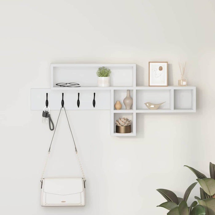 Răcător de paltoane montat pe perete Alb 100 x 12 x 43,5 cm - WALTI WALTI