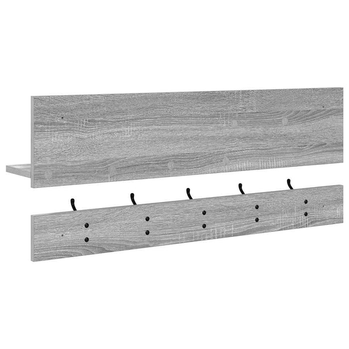 Răcător de paltoane montat pe perete Gri Sonoma 90 x 15 x 36 cm - WALTI WALTI