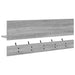 Răcător de paltoane montat pe perete Gri Sonoma 90 x 15 x 36 cm - WALTI WALTI
