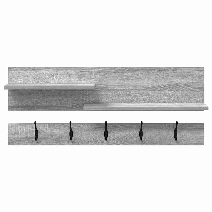 Răcător de paltoane montat pe perete Gri Sonoma 90 x 15 x 36 cm - WALTI WALTI