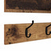 Răcător de paltoane montat pe perete Lemn vechi 90 x 15 x 36 cm - WALTI WALTI