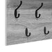 Răcător de paltoane montat pe perete Gri Sonoma 60 x 40 x 12 cm - WALTI WALTI