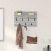 Răcător de paltoane montat pe perete Gri Sonoma 60 x 40 x 12 cm - WALTI WALTI