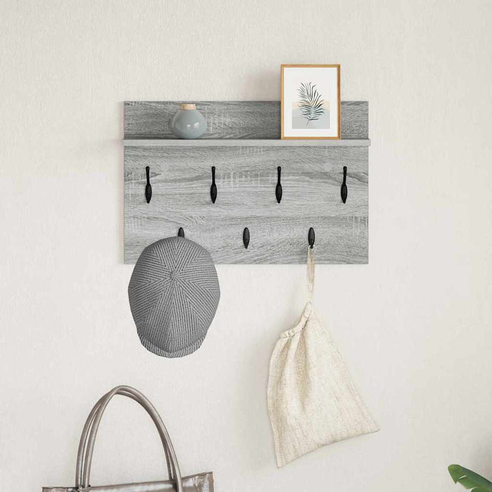 Răcător de paltoane montat pe perete Gri Sonoma 60 x 40 x 12 cm - WALTI WALTI