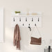 Răcător de paltoane montat pe perete Alb 80 x 40 x 12 cm - WALTI WALTI