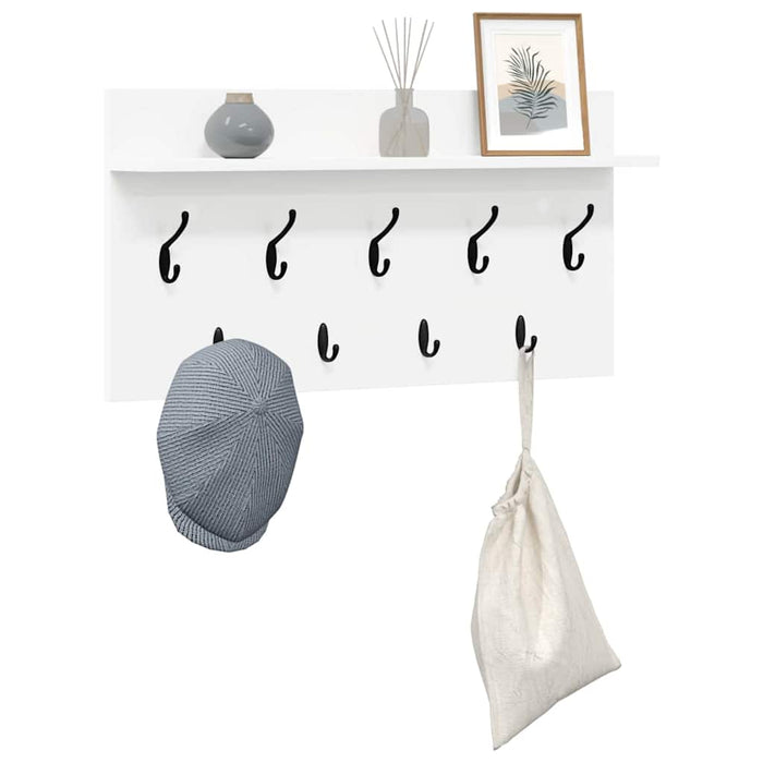 Răcător de paltoane montat pe perete Alb 80 x 40 x 12 cm - WALTI WALTI